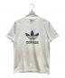adidas Originals（アディダスオリジナル）の古着「半袖Tシャツ」｜ホワイト×ブラック