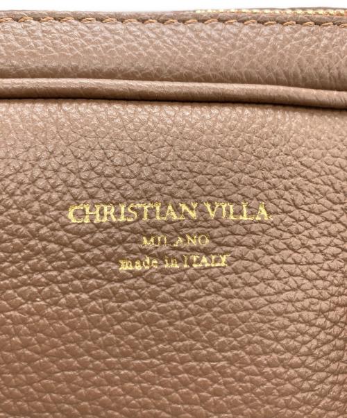 CHRISTIAN VILLA（クリスチャンヴィラ）CHRISTIAN VILLA (クリスチャンヴィラ) 2WAYショルダーバッグ ブラウン 未使用品の古着・服飾アイテム