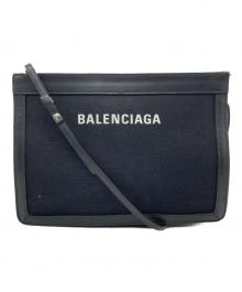 BALENCIAGA（バレンシアガ）の古着「キャンバスショルダーバッグ」｜ブラック