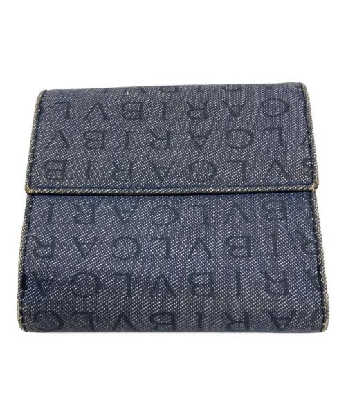 BVLGARI（ブルガリ）BVLGARI (ブルガリ) 2つ折り財布 インディゴの古着・服飾アイテム