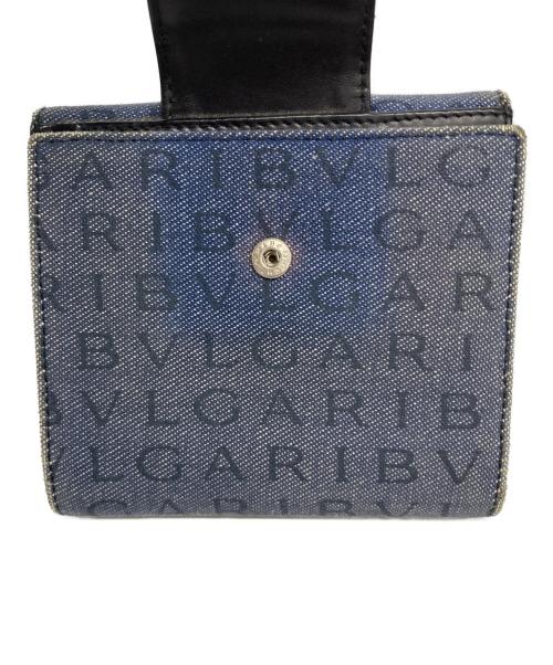 BVLGARI（ブルガリ）BVLGARI (ブルガリ) 2つ折り財布 インディゴの古着・服飾アイテム