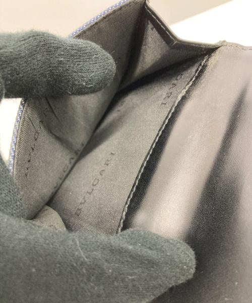 BVLGARI（ブルガリ）BVLGARI (ブルガリ) 2つ折り財布 インディゴの古着・服飾アイテム