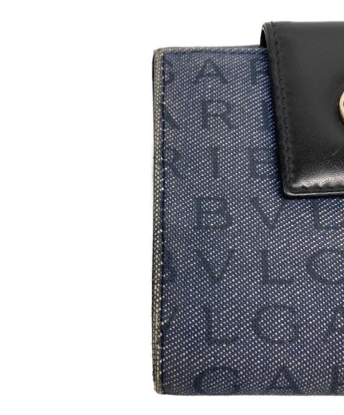 BVLGARI（ブルガリ）BVLGARI (ブルガリ) 2つ折り財布 インディゴの古着・服飾アイテム