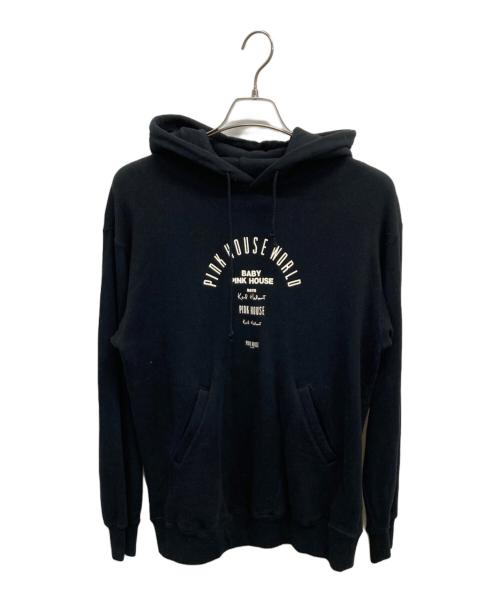 PINK HOUSE（ピンクハウス）PINK HOUSE (ピンクハウス) パーカー ブラック サイズ:SIZE Mの古着・服飾アイテム
