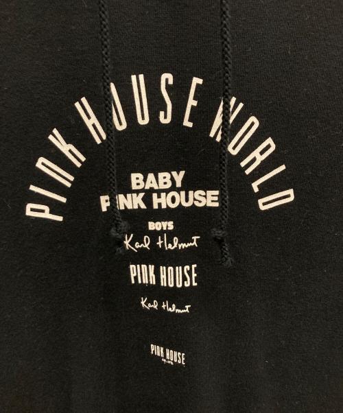 PINK HOUSE（ピンクハウス）PINK HOUSE (ピンクハウス) パーカー ブラック サイズ:SIZE Mの古着・服飾アイテム