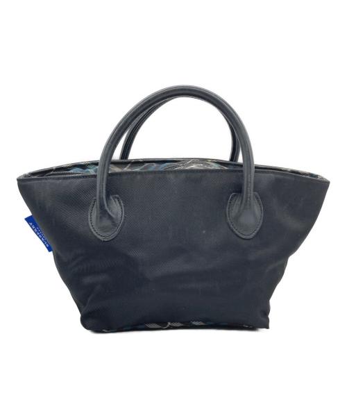 BURBERRY BLUE LABEL（バーバリー ブルー レーベル）BURBERRY BLUE LABEL (バーバリー ブルー レーベル) ハンドバッグ ブラックの古着・服飾アイテム