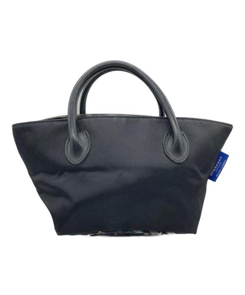 BURBERRY BLUE LABEL（バーバリー ブルー レーベル）BURBERRY BLUE LABEL (バーバリー ブルー レーベル) ハンドバッグ ブラックの古着・服飾アイテム