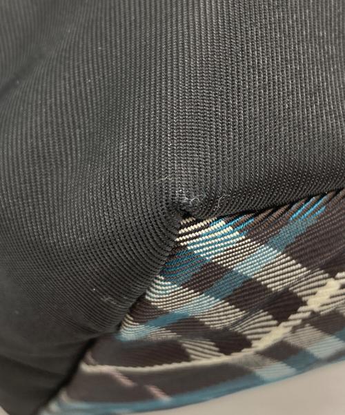 BURBERRY BLUE LABEL（バーバリー ブルー レーベル）BURBERRY BLUE LABEL (バーバリー ブルー レーベル) ハンドバッグ ブラックの古着・服飾アイテム