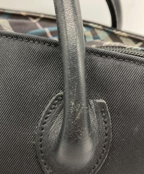 BURBERRY BLUE LABEL（バーバリー ブルー レーベル）BURBERRY BLUE LABEL (バーバリー ブルー レーベル) ハンドバッグ ブラックの古着・服飾アイテム