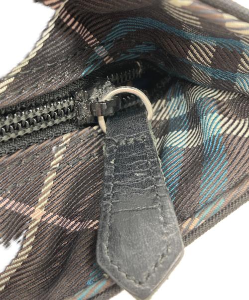 BURBERRY BLUE LABEL（バーバリー ブルー レーベル）BURBERRY BLUE LABEL (バーバリー ブルー レーベル) ハンドバッグ ブラックの古着・服飾アイテム