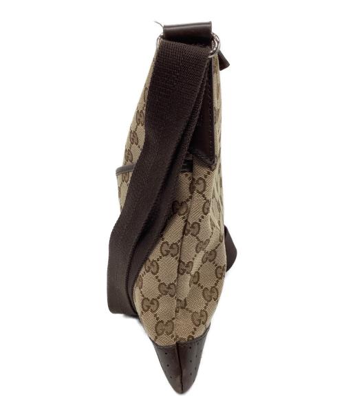 GUCCI（グッチ）GUCCI (グッチ) ショルダーバッグ ベージュ×ブラウンの古着・服飾アイテム