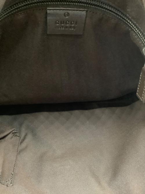 GUCCI（グッチ）GUCCI (グッチ) ショルダーバッグ ベージュ×ブラウンの古着・服飾アイテム