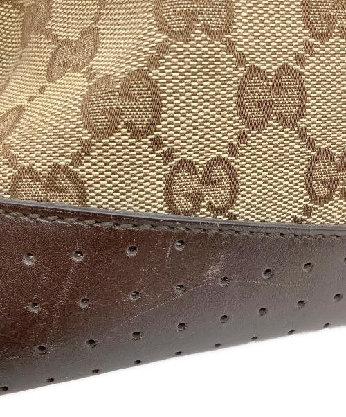 GUCCI（グッチ）GUCCI (グッチ) ショルダーバッグ ベージュ×ブラウンの古着・服飾アイテム