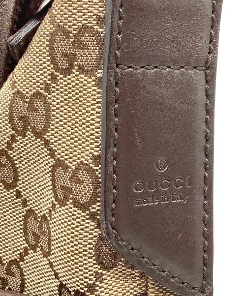 GUCCI（グッチ）GUCCI (グッチ) ショルダーバッグ ベージュ×ブラウンの古着・服飾アイテム