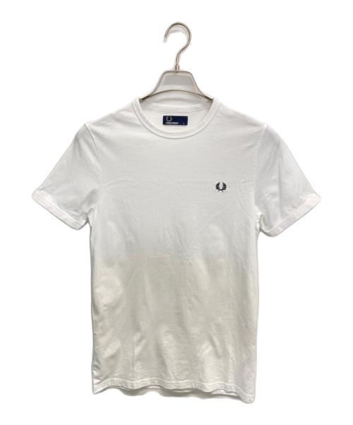 FRED PERRY（フレッドペリー）FRED PERRY (フレッドペリー) 半袖カットソー ホワイト サイズ:Sの古着・服飾アイテム