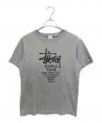 Champion×stussyチャンピオン×ステューシー）の古着「半袖カットソー」｜グレー