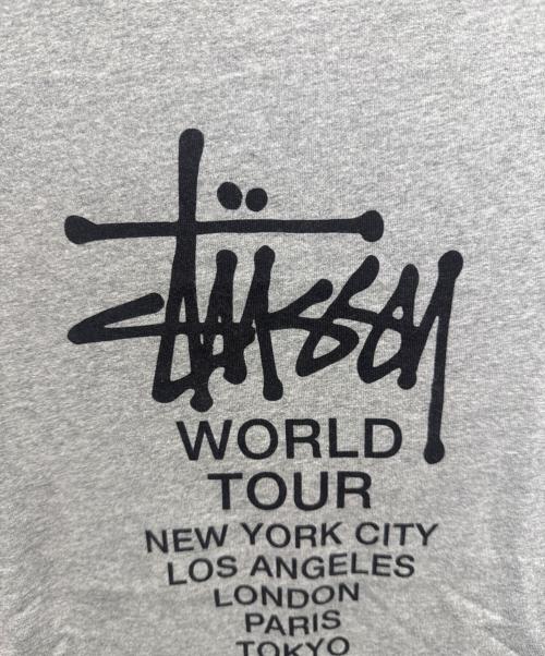 Champion（チャンピオン）Champion (チャンピオン) stussy (ステューシー) 半袖カットソー グレー サイズ:ｓの古着・服飾アイテム