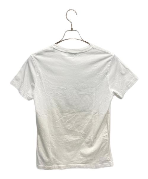 DIESEL（ディーゼル）DIESEL (ディーゼル) 半袖カットソー ホワイト×ブラック サイズ:SIZE Sの古着・服飾アイテム