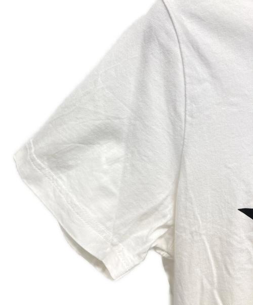 DIESEL（ディーゼル）DIESEL (ディーゼル) 半袖カットソー ホワイト×ブラック サイズ:SIZE Sの古着・服飾アイテム