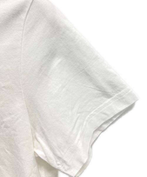 DIESEL（ディーゼル）DIESEL (ディーゼル) 半袖カットソー ホワイト×ブラック サイズ:SIZE Sの古着・服飾アイテム