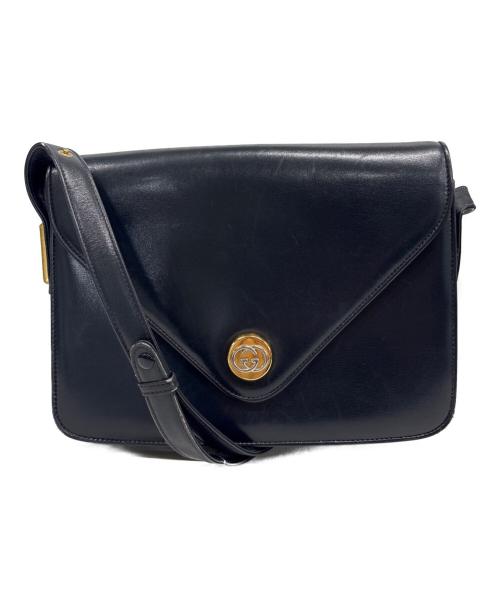GUCCI（グッチ）GUCCI (グッチ) ショルダーバッグ ブラックの古着・服飾アイテム