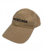 BALENCIAGAバレンシアガ）の古着「キャップ」｜ベージュ