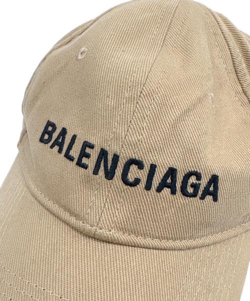 BALENCIAGA（バレンシアガ）BALENCIAGA (バレンシアガ) キャップ ベージュの古着・服飾アイテム