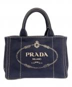 PRADAプラダ）の古着「2WAYバッグ」｜ネイビー