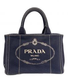 PRADA（プラダ）の古着「2WAYバッグ」｜ネイビー