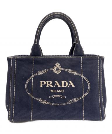 中古・古着通販】PRADA (プラダ) 2WAYバッグ ネイビー｜ブランド・古着