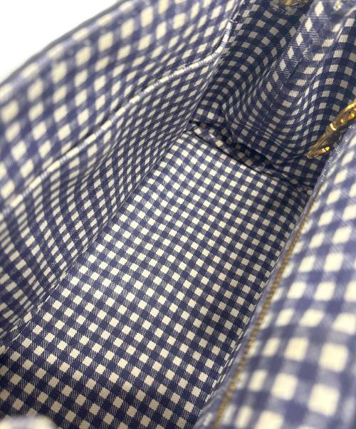 PRADA（プラダ）PRADA (プラダ) 2WAYバッグ ネイビーの古着・服飾アイテム