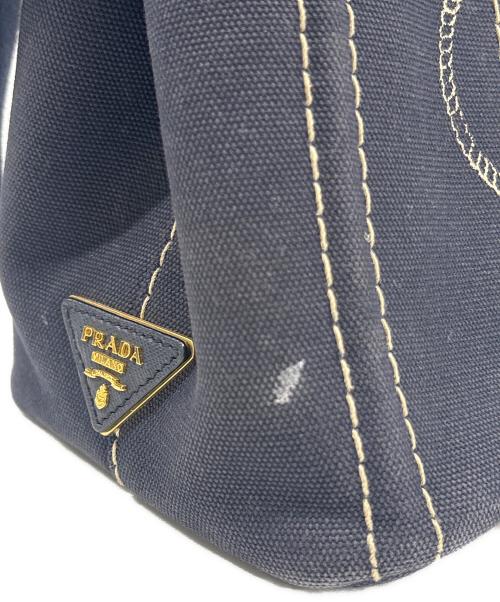 PRADA（プラダ）PRADA (プラダ) 2WAYバッグ ネイビーの古着・服飾アイテム