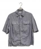 TOMORROW LANDトゥモローランド）の古着「長袖シャツ」｜ブルー×ホワイト