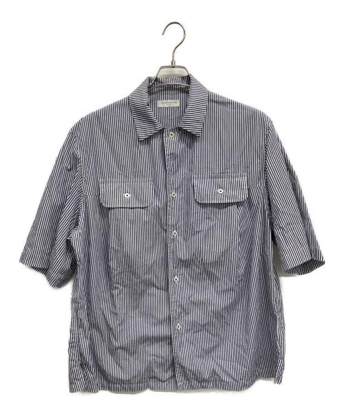 TOMORROW LAND（トゥモローランド）TOMORROW LAND (トゥモローランド) 長袖シャツ ブルー×ホワイト サイズ:SIZE Mの古着・服飾アイテム