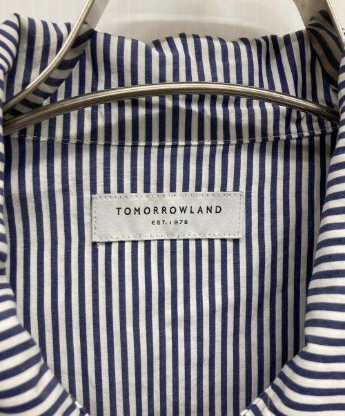 TOMORROW LAND（トゥモローランド）TOMORROW LAND (トゥモローランド) 長袖シャツ ブルー×ホワイト サイズ:SIZE Mの古着・服飾アイテム