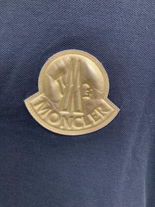 MONCLER（モンクレール）MONCLER (モンクレール) ポロシャツ ゴールド×ブラック サイズ:Sの古着・服飾アイテム