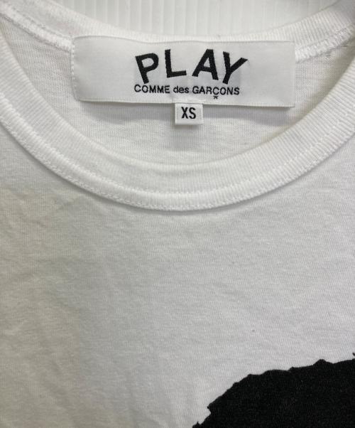 PLAY COMME des GARCONS（プレイコムデギャルソン）PLAY COMME des GARCONS (プレイコムデギャルソン) 半袖カットソー ホワイト サイズ:SIZE XSの古着・服飾アイテム