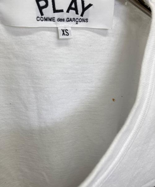 PLAY COMME des GARCONS（プレイコムデギャルソン）PLAY COMME des GARCONS (プレイコムデギャルソン) 半袖カットソー ホワイト サイズ:SIZE XSの古着・服飾アイテム