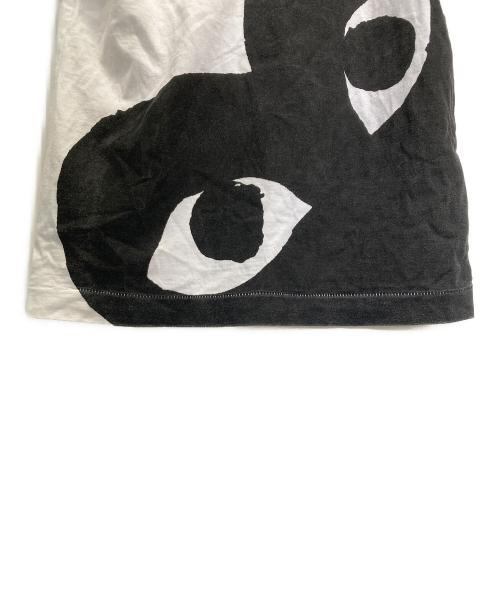 PLAY COMME des GARCONS（プレイコムデギャルソン）PLAY COMME des GARCONS (プレイコムデギャルソン) 半袖カットソー ホワイト サイズ:SIZE XSの古着・服飾アイテム