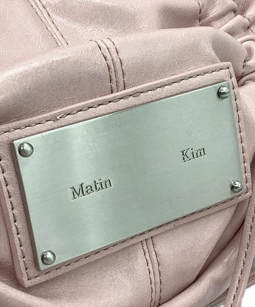 Matin Kim（マーティン・キム）Matin Kim (マーティン・キム) ショルダーバッグ ピンクの古着・服飾アイテム