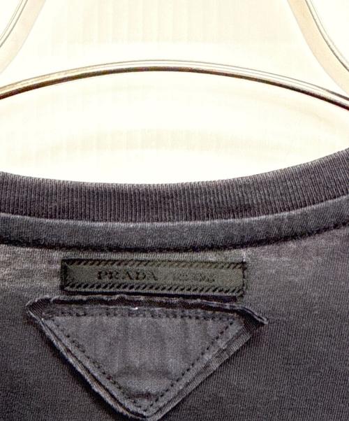 PRADA（プラダ）PRADA (プラダ) 半袖カットソー ブラック サイズ:SIZE Sの古着・服飾アイテム