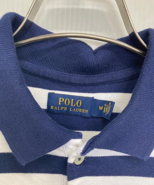 POLO RALPH LAUREN（ポロ・ラルフローレン）POLO RALPH LAUREN (ポロ・ラルフローレン) 半袖ワンピース ホワイト×ネイビー サイズ:SIZE Mの古着・服飾アイテム