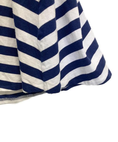 POLO RALPH LAUREN（ポロ・ラルフローレン）POLO RALPH LAUREN (ポロ・ラルフローレン) 半袖ワンピース ホワイト×ネイビー サイズ:SIZE Mの古着・服飾アイテム