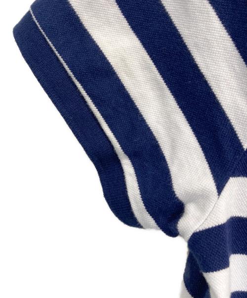 POLO RALPH LAUREN（ポロ・ラルフローレン）POLO RALPH LAUREN (ポロ・ラルフローレン) 半袖ワンピース ホワイト×ネイビー サイズ:SIZE Mの古着・服飾アイテム