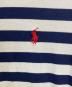 中古・古着 POLO RALPH LAUREN (ポロ・ラルフローレン) 半袖ワンピース ホワイト×ネイビー サイズ:SIZE M：8000円