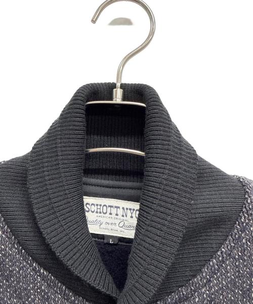 Schott（ショット）Schott (ショット) スタジャン ブラック サイズ:Lの古着・服飾アイテム