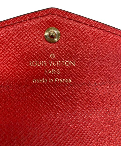 LOUIS VUITTON（ルイ ヴィトン）LOUIS VUITTON (ルイ ヴィトン) カードケース レッド×ブラウンの古着・服飾アイテム