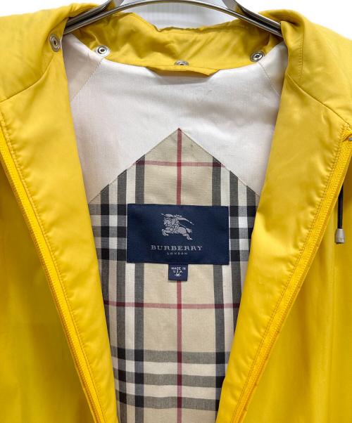BURBERRY LONDON（バーバリーロンドン）BURBERRY LONDON (バーバリーロンドン) マウンテンパーカー イエロー サイズ:SIZE Mの古着・服飾アイテム