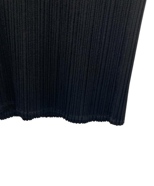PLEATS PLEASE（プリーツプリーズ）PLEATS PLEASE (プリーツプリーズ) ノースリーブカットソー ブラック サイズ:4の古着・服飾アイテム