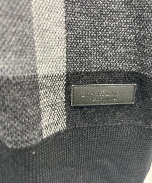 BLACK LABEL CRESTBRIDGE（ブラックレーベル クレストブリッジ）BLACK LABEL CRESTBRIDGE (ブラックレーベル クレストブリッジ) 薄手ニット グレー サイズ:SIZE Lの古着・服飾アイテム